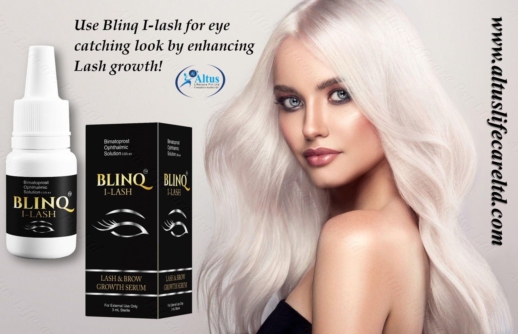 Blinq I-Lash Bimatoprost Ophthalmic Solution 0.03%